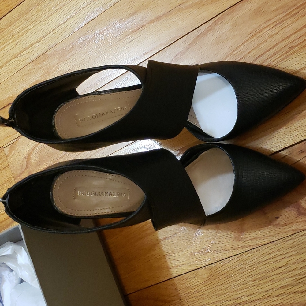 BCBG MAXAZRIA Platform Pump 8.5 Black - Picture 3 of 6